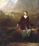 Washington Allston The Spanish Girl in Reverie Sweden oil painting artist